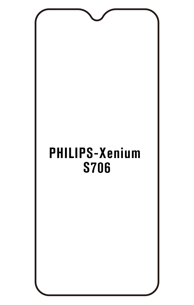 Film hydrogel Philips Xenium S706