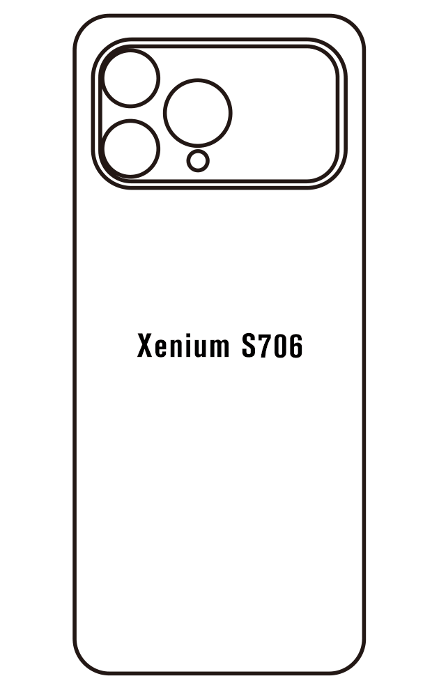 Film hydrogel Philips Xenium S706