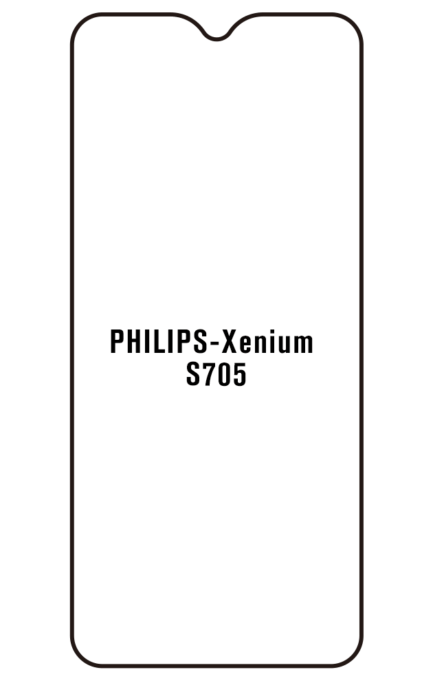 Film hydrogel Philips Xenium S705