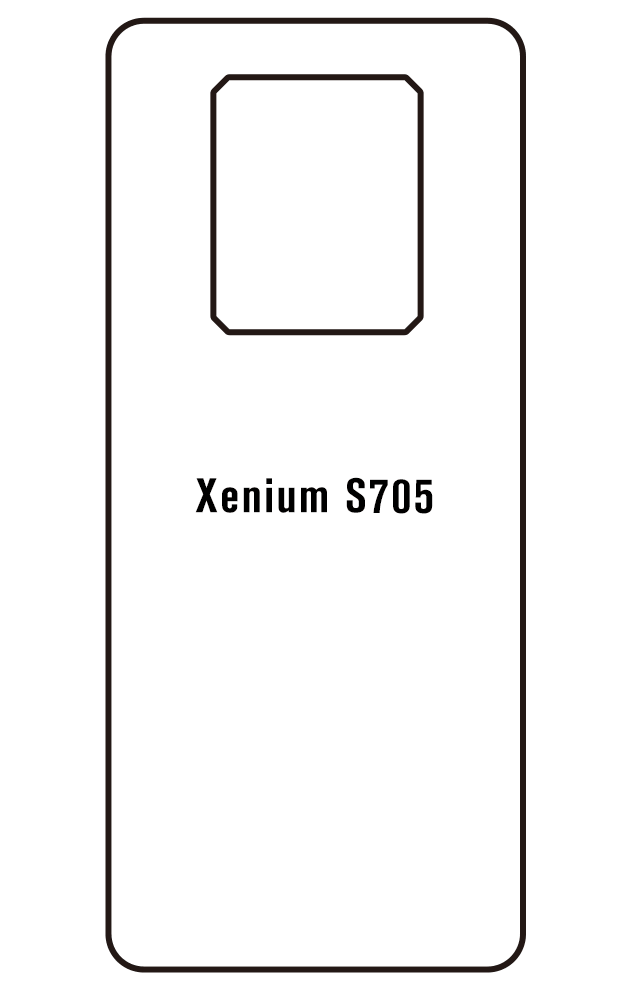 Film hydrogel Philips Xenium S705