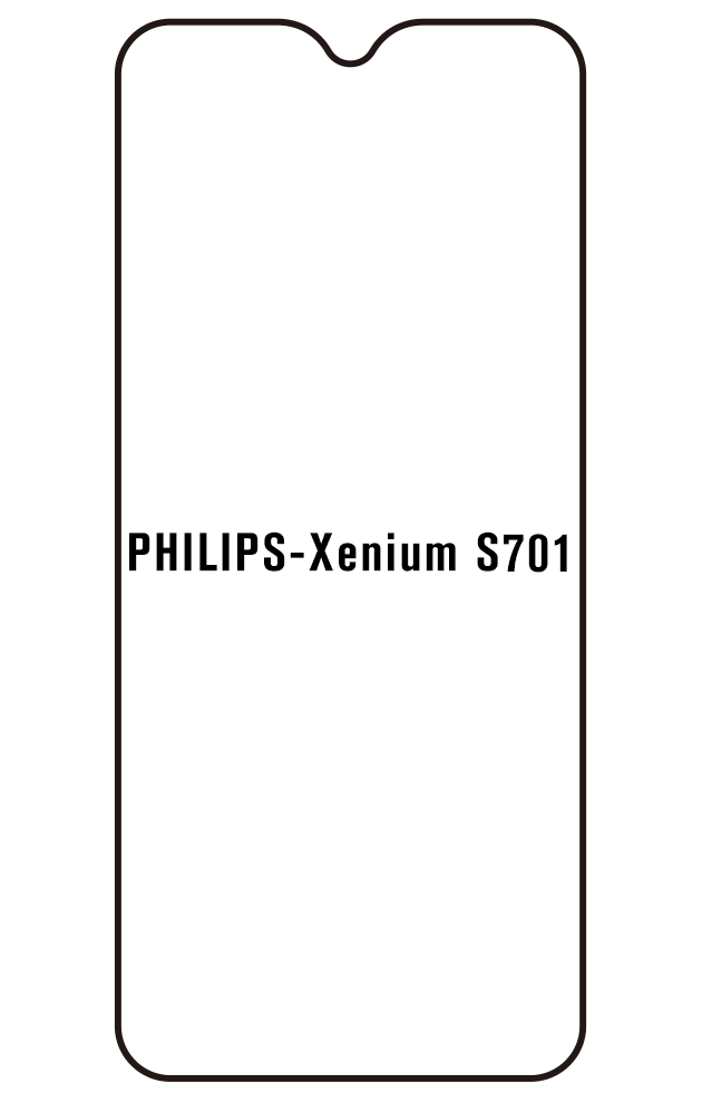 Film hydrogel Philips Xenium S701