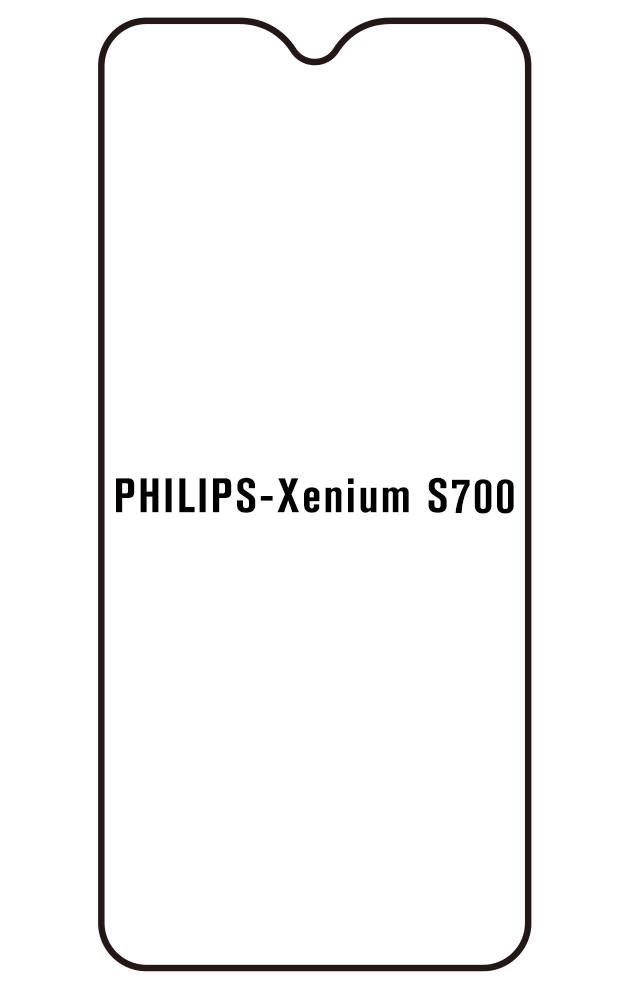 Film hydrogel Philips Xenium S700