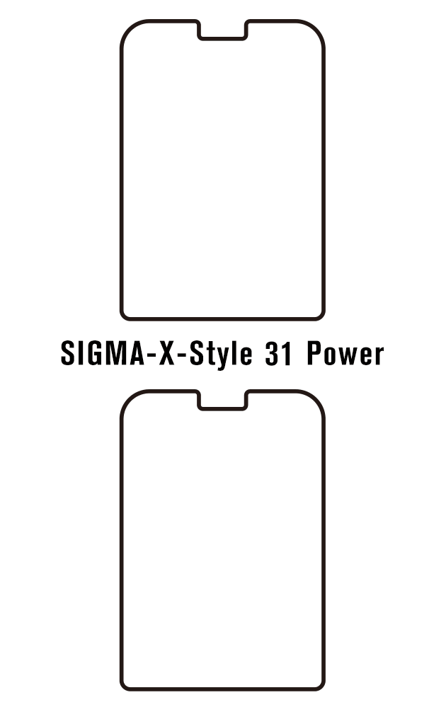 Film hydrogel Sigma mobile X-Style 31 Power