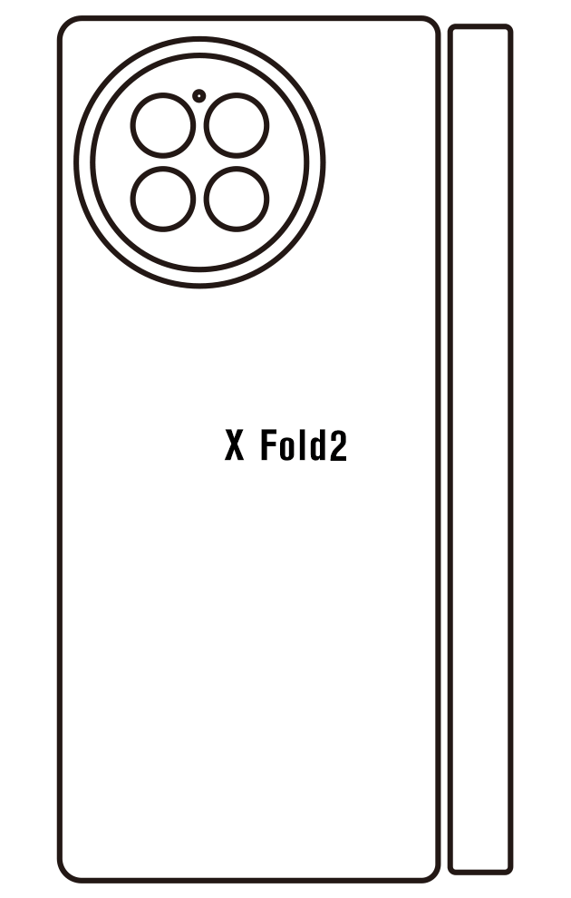 Film hydrogel Vivo X Fold2