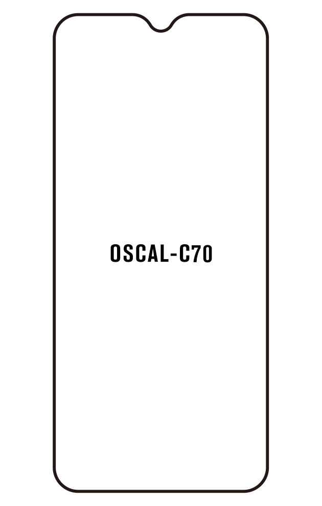 Film hydrogel Oscal C70