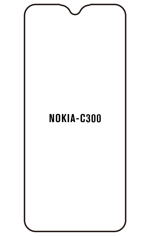 Film hydrogel Nokia C300