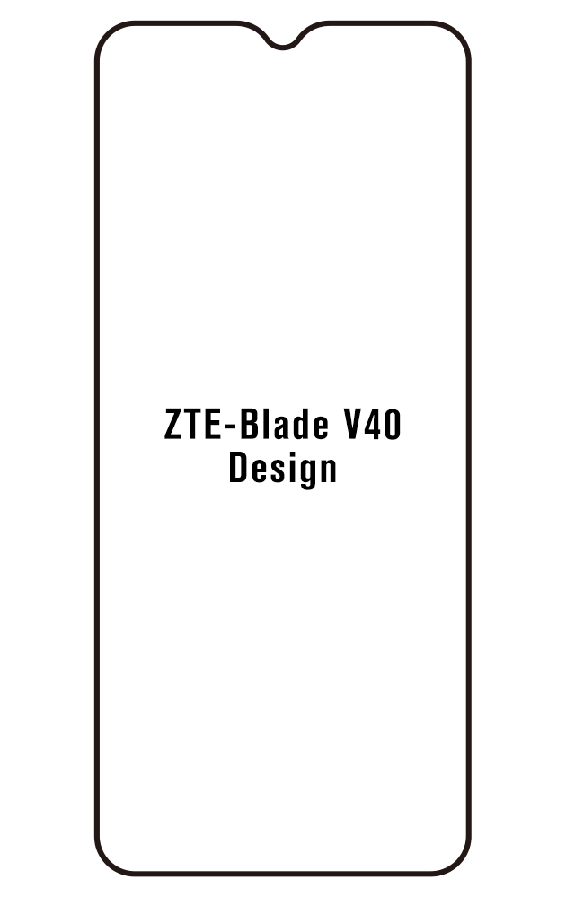 Film hydrogel ZTE Blade V40 Design