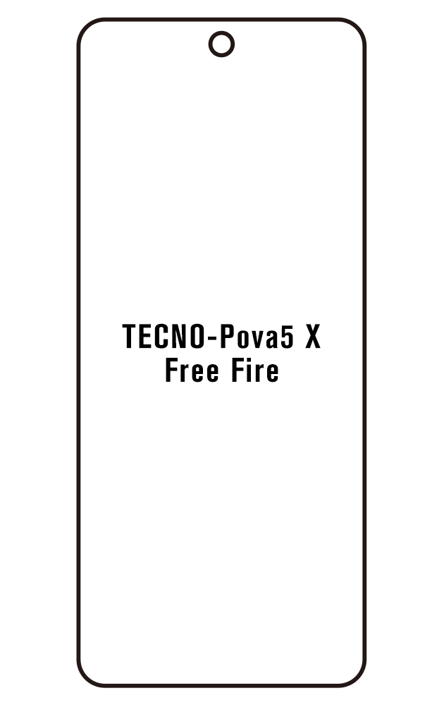 Film hydrogel Tecno POVA 5 X Free Fire