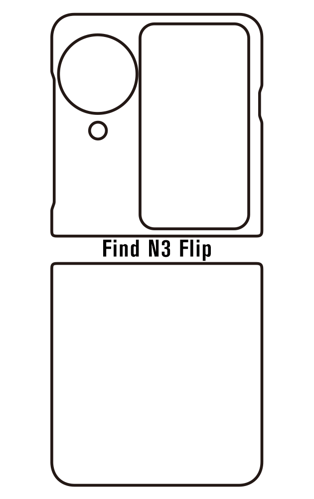 Film hydrogel Oppo Find N3 Flip