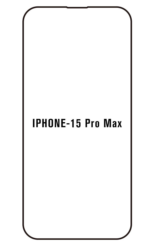 Film hydrogel iPhone 15 Pro Max