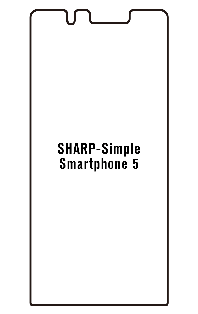 Film hydrogel SHARP Simple Smartphone 5