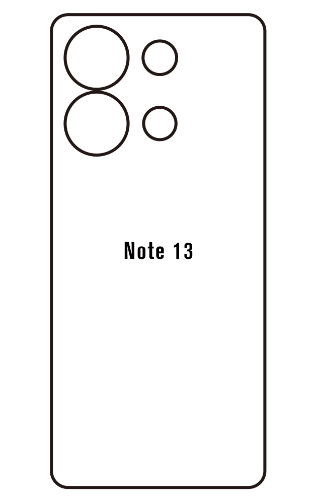 Film hydrogel Redmi Note 13(overseas