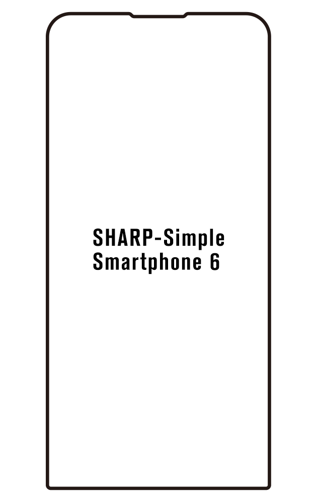 Film hydrogel SHARP Simple Smartphone 6(A201SH)