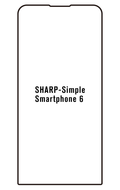 Film hydrogel SHARP Simple Smartphone 6(A201SH)