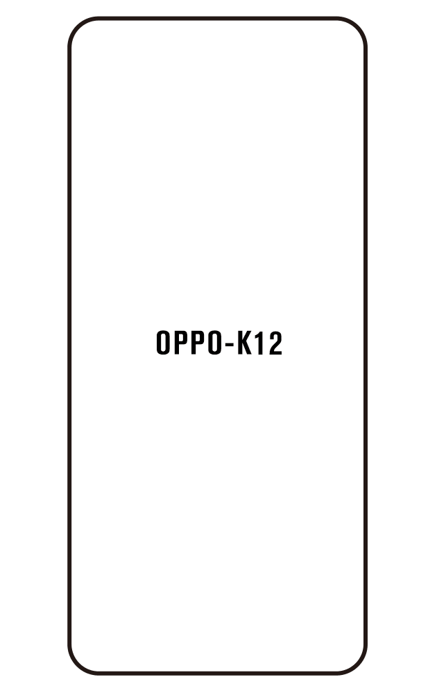 Film hydrogel Oppo K12