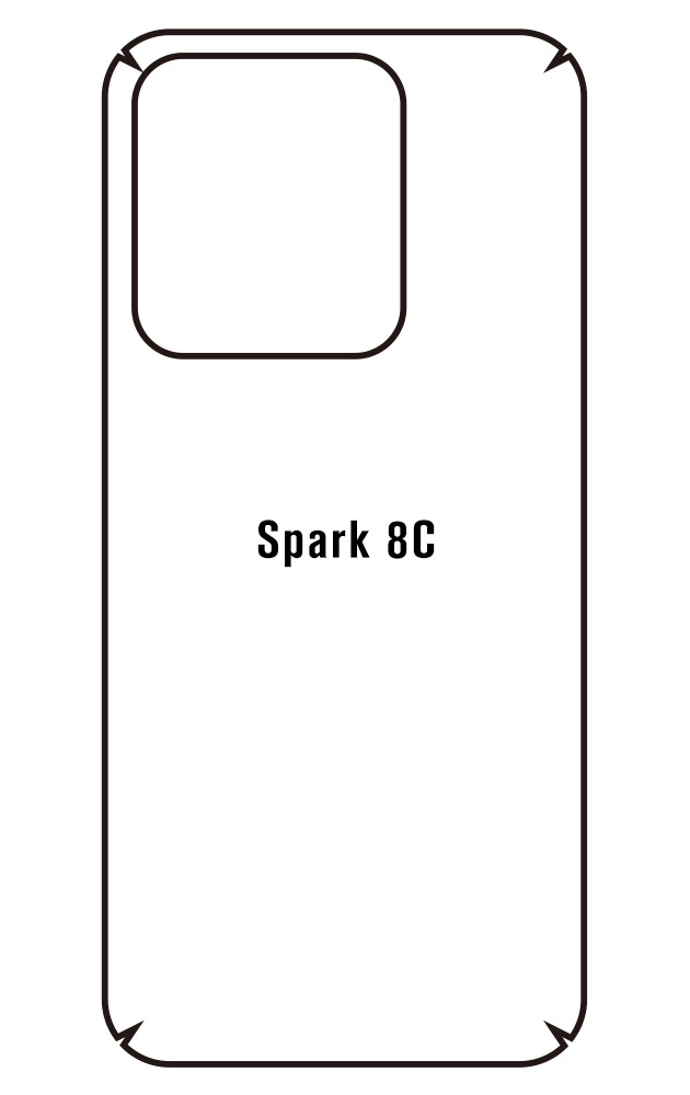 Film hydrogel Tecno Spark 8C