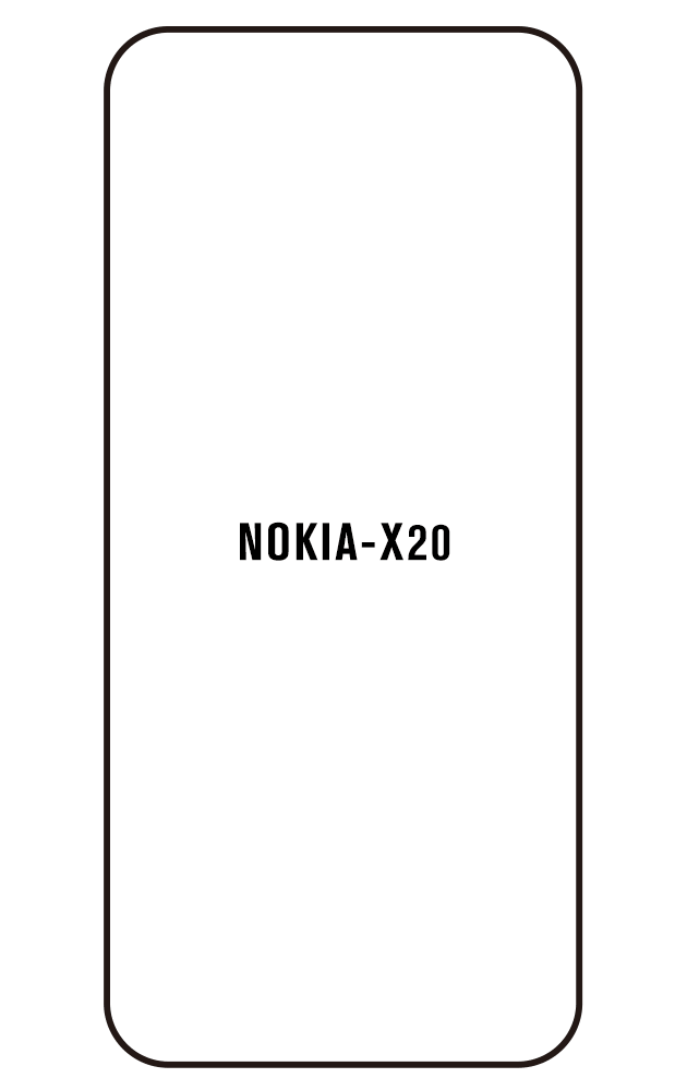 Film hydrogel Nokia X20