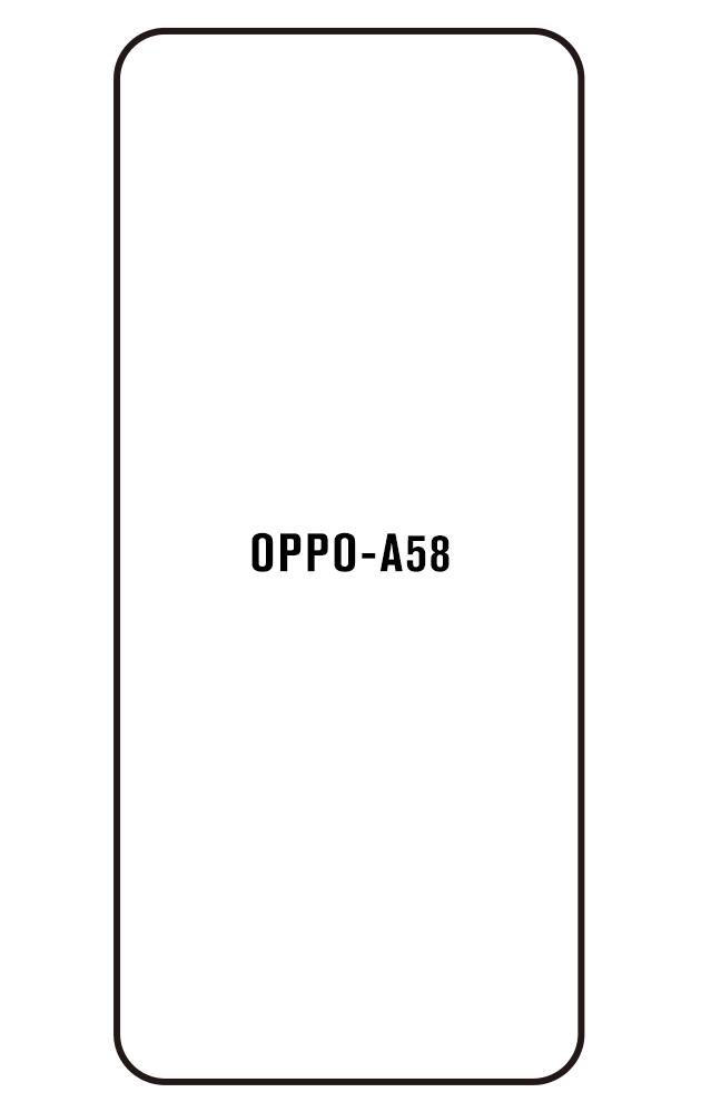 Film hydrogel Oppo A58