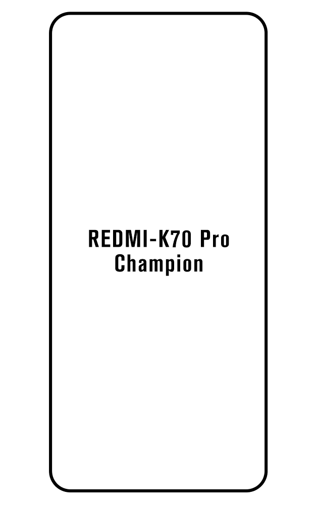Film hydrogel Redmi K70 Pro Champion