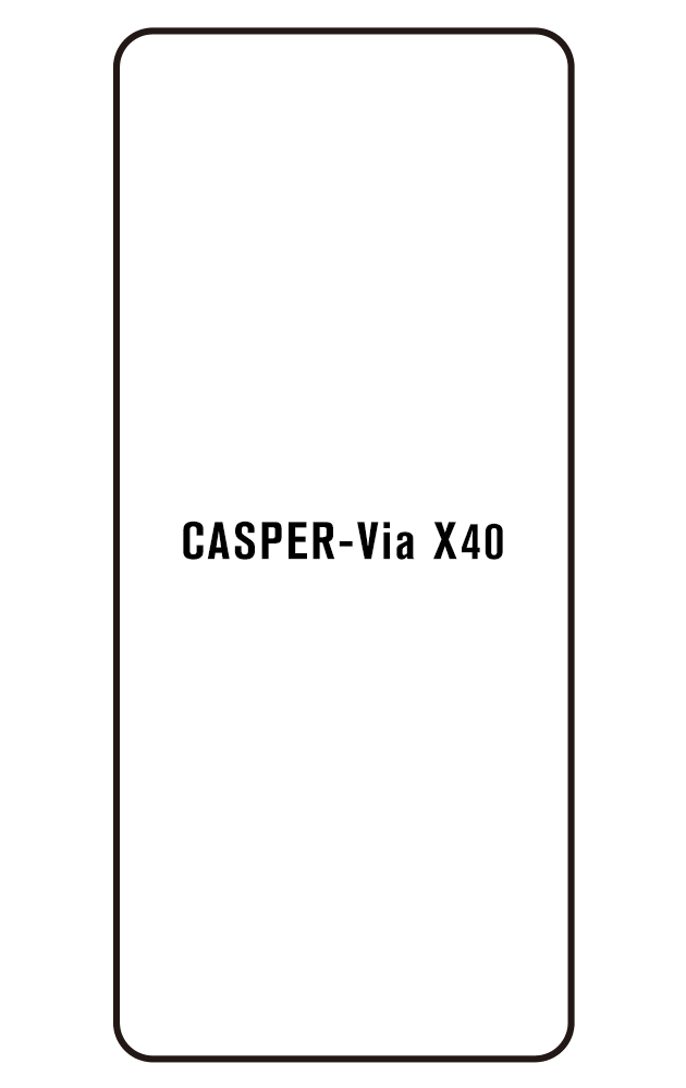 Film hydrogel Casper Via X40