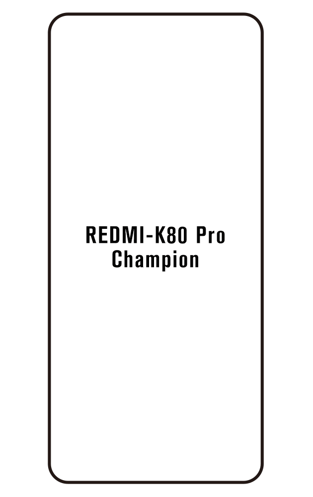 Film hydrogel Redmi K80 Pro Champion Edition