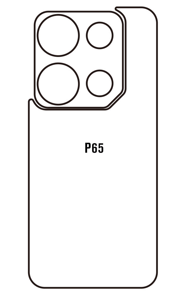 Film hydrogel Itel P65