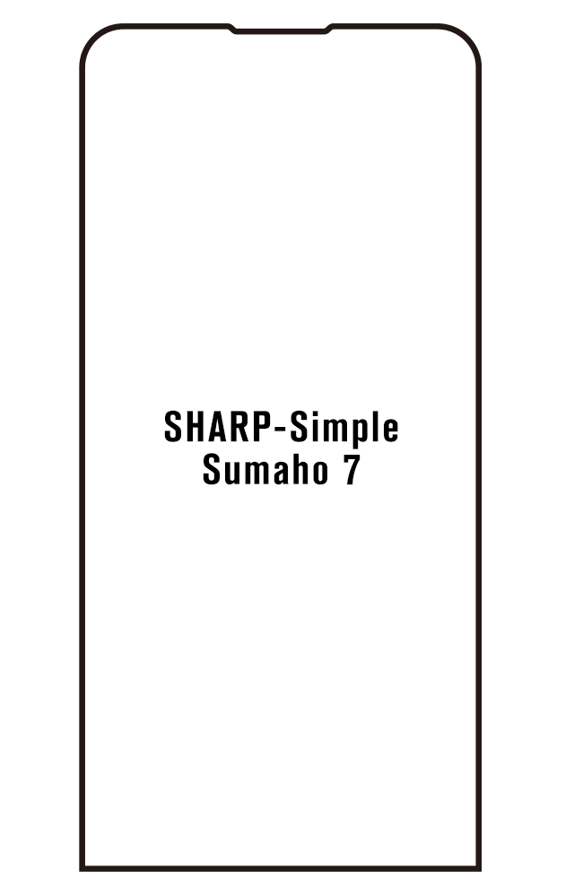 Film hydrogel SHARP Simple Sumaho 7