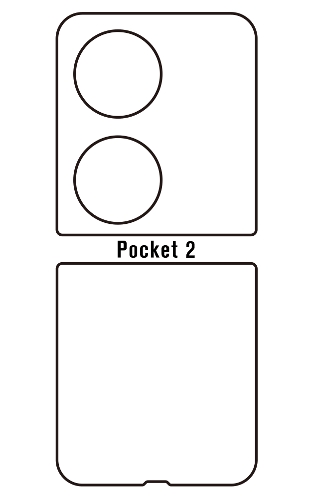 Film hydrogel Huawei Pocket 2