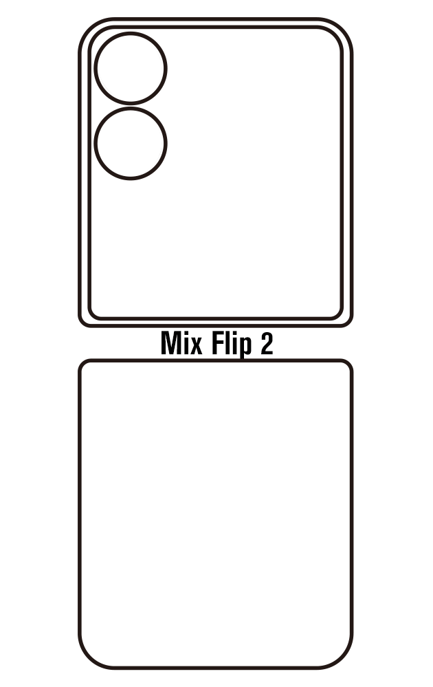 Film hydrogel Xiaomi Mix Flip 2