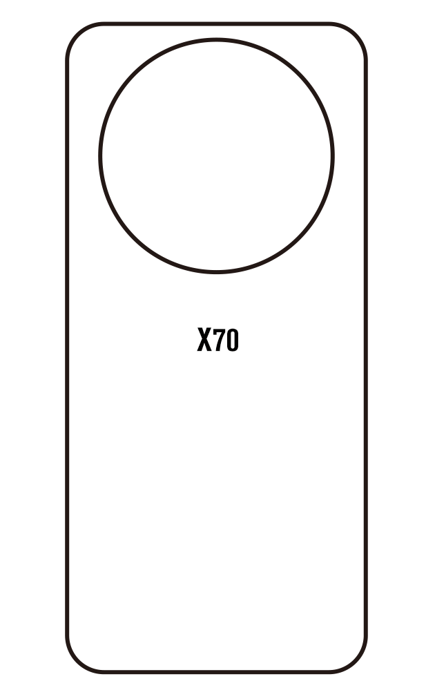 Film hydrogel Honor X70
