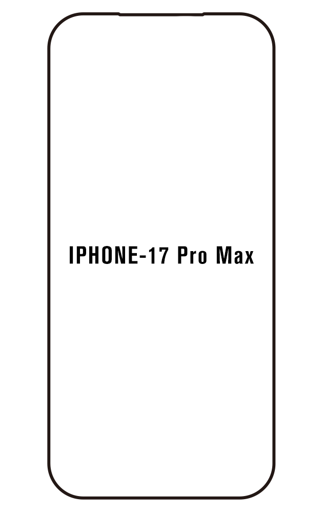 Film hydrogel iPhone 17 Pro Max
