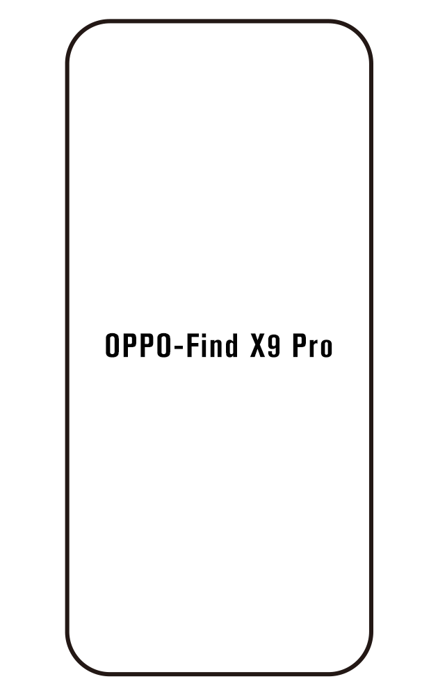 Film hydrogel Oppo Find X9 Pro