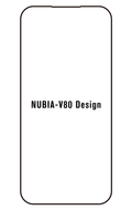 Film hydrogel Nubia V80 Design