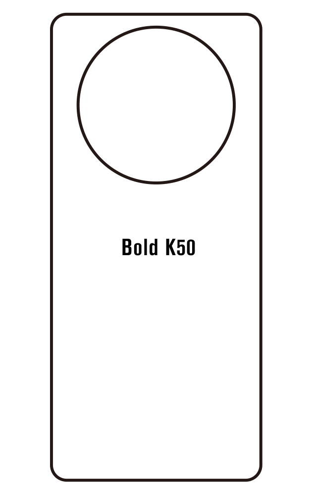 Film hydrogel BLU Bold K50