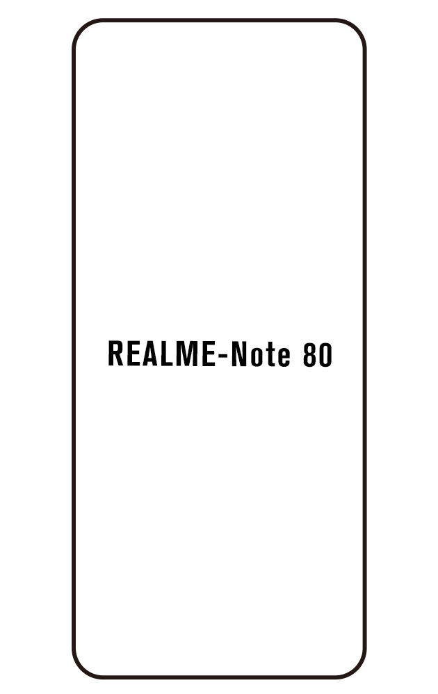Film hydrogel Realme Note 80