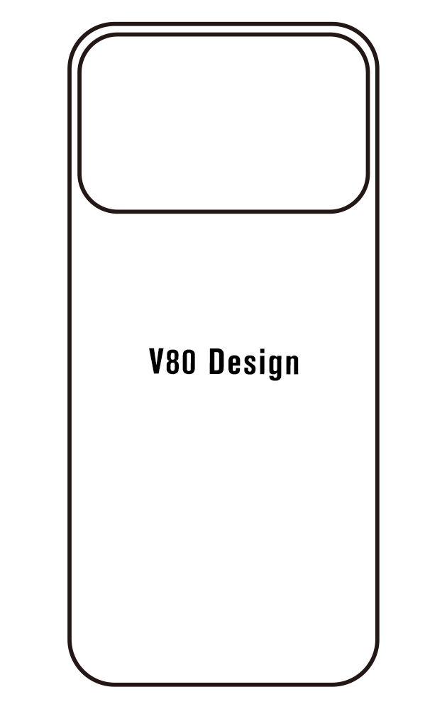 Film hydrogel Nubia V80 Design