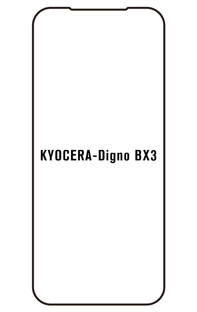 Film hydrogel Kyocera Digno BX3 Cameraless