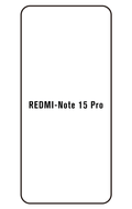 Film hydrogel Redmi Note 15 Pro