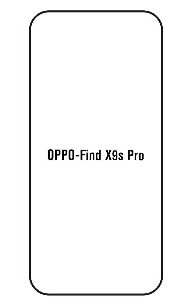 Film hydrogel Oppo Find X9s Pro