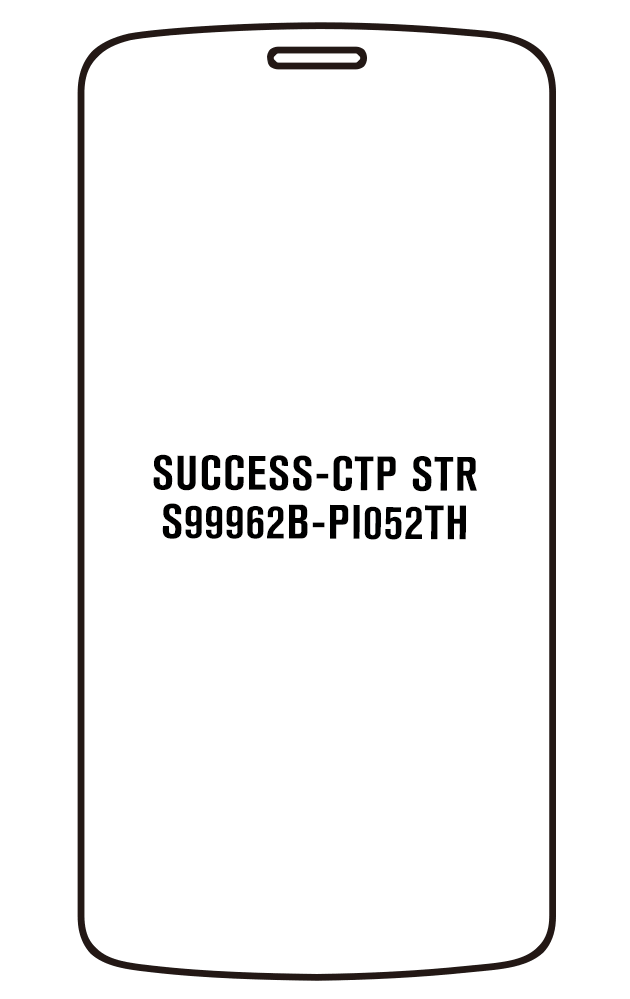 Film hydrogel SUCCESS CTP STR-S99962B-PI052TH