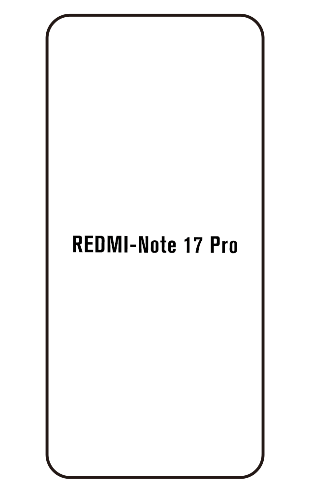 Film hydrogel Redmi Note 17 Pro(China)