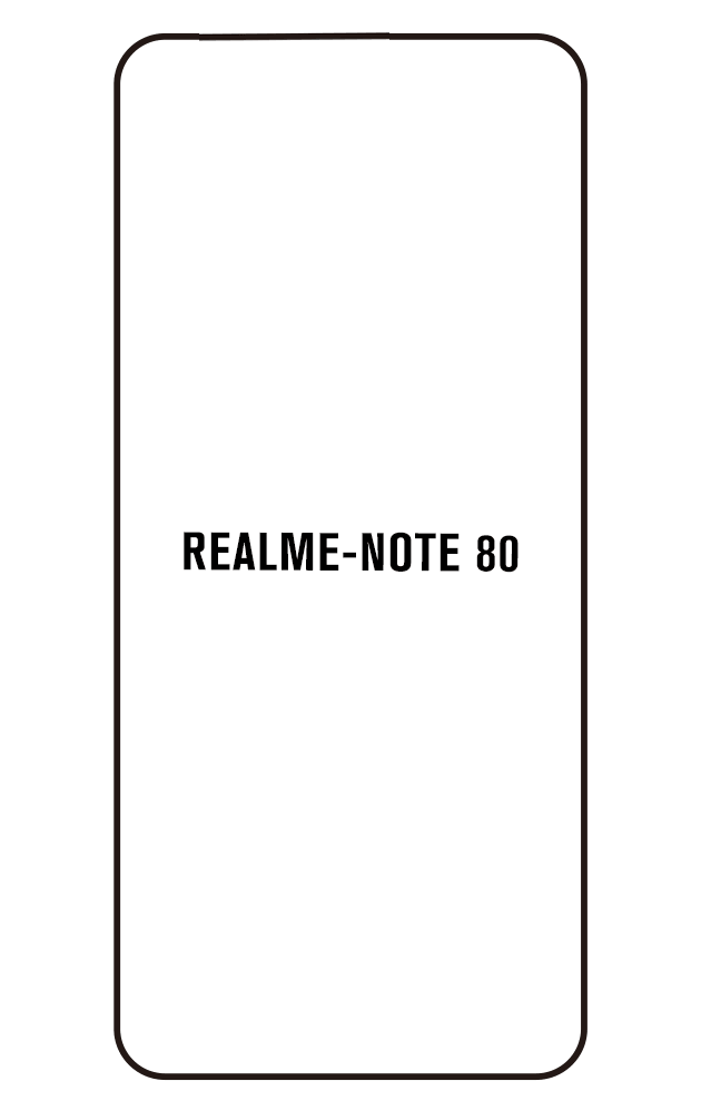 Film hydrogel Realme Note 80